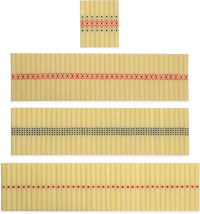Yellow Mountain Imports Chinese Mahjong Scoring/Betting Sticks (Ivory) - Set of 120