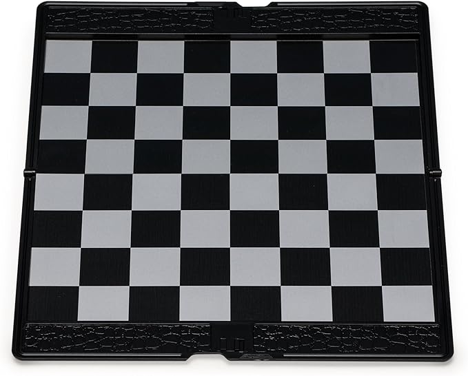 Yellow Mountain Imports Magnetic Travel Foldable Chess Wallet Set (7.9-Inch) - Portable & Perfectly Travel-Size