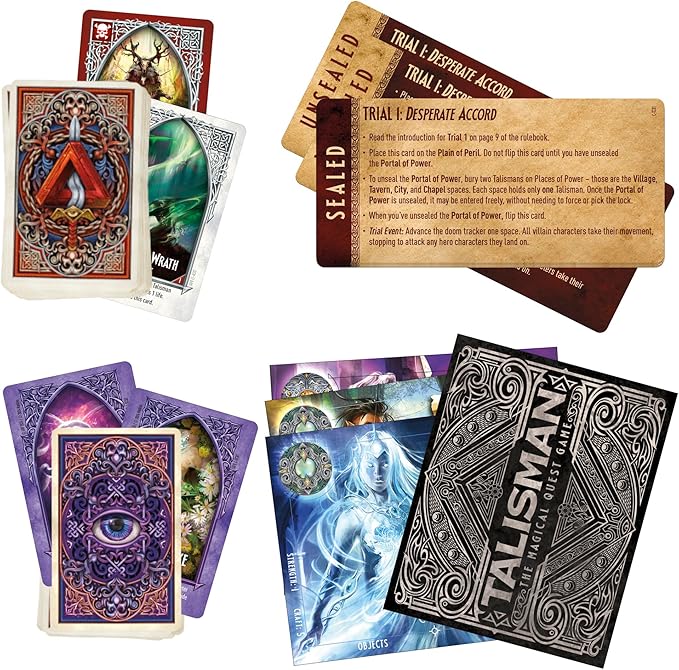 Hasbro Gaming Talisman Alliances: Fate Beckons Board Game | Talisman Expansion | Cooperative Fantasy Adventure Games | Ages 12+ | 2 to 6 Players