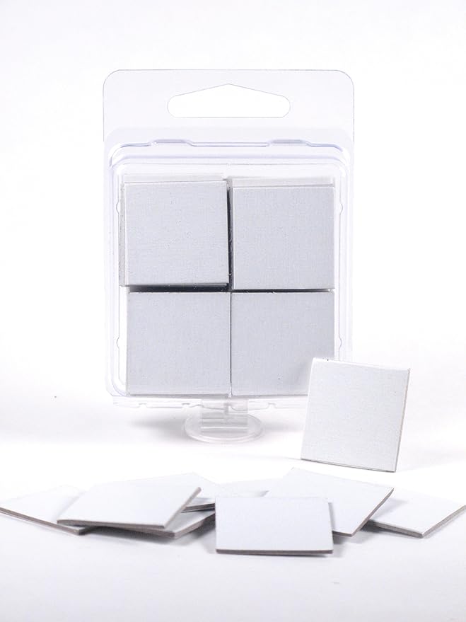 Value Pack of 50 - Blank 1" Square Board Game Chits Tiles Counters Markers DIY D&D