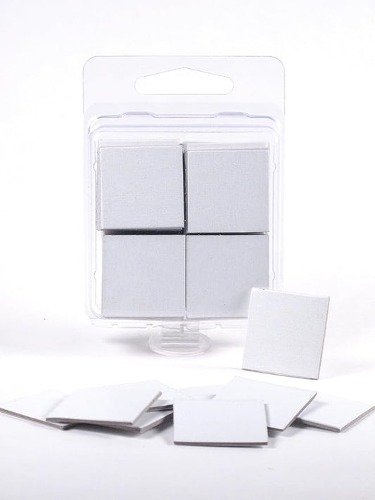 Value Pack of 50 - Blank 1" Square Board Game Chits Tiles Counters Markers DIY D&D