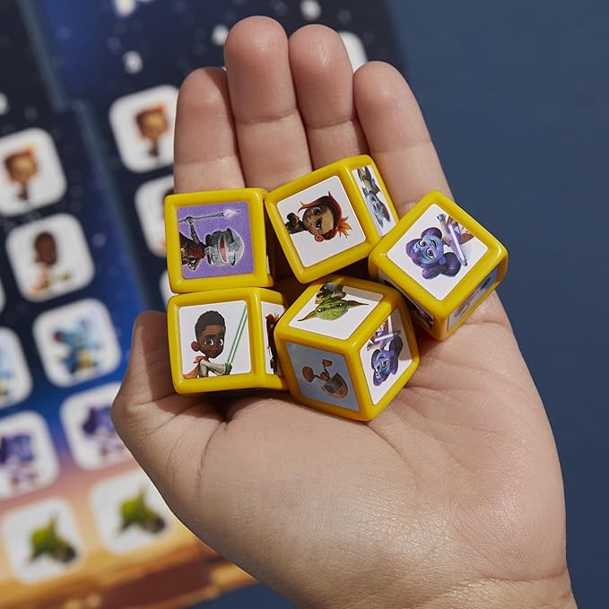 Hasbro Gaming Yahtzee Jr. Star War: Young Jedi Adventures Edition Board Game for Kids | Ages 4+ | 2-4 Players | Counting and Matching Games for Preschoolers