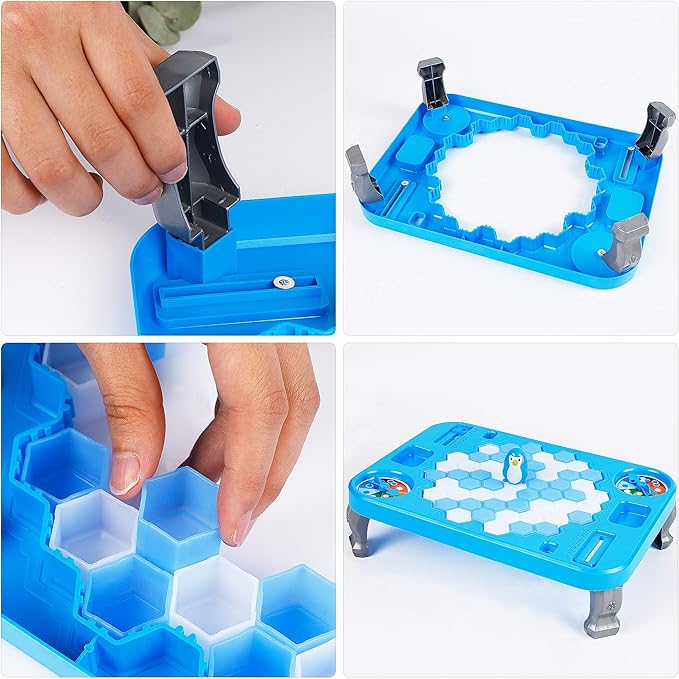 DR.DUDU Ice Breaker Game Save Penguin On Ice Block Family Funny Game Penguin Trap Activate Game Children's Day Gifts