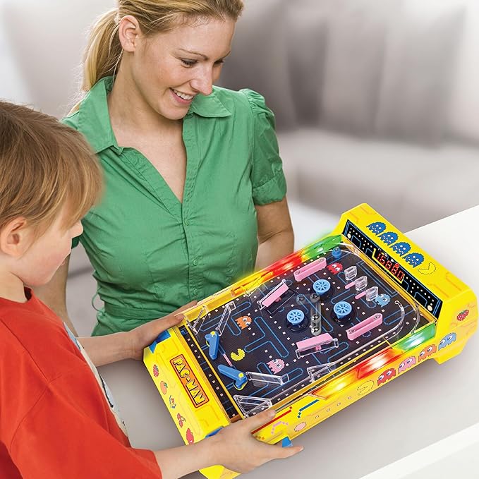 Merchant Ambassador Electronic Arcade Pinball Pac-Man Edition Desktop Game