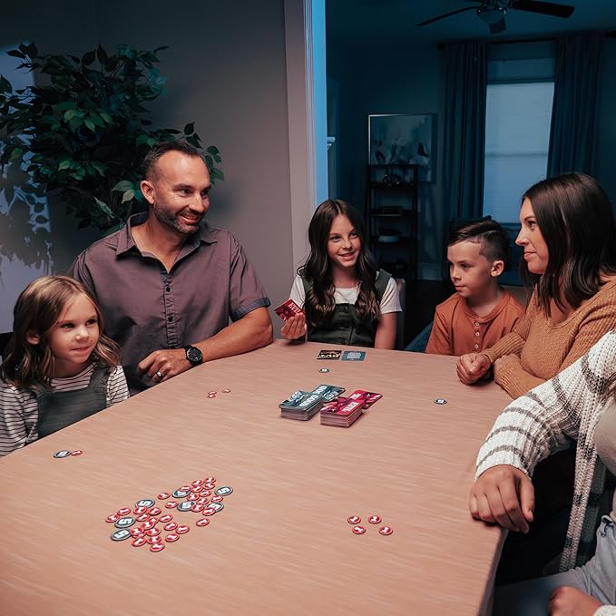 Evil Genie, Party Game Where Players Combine Good Cards with Evil Cards to Grant One Messed Up Wish, Then Guess If The Wish Will Be Taken to Score Points & Win The Game, for 2 – 8 Players, Ages 8+