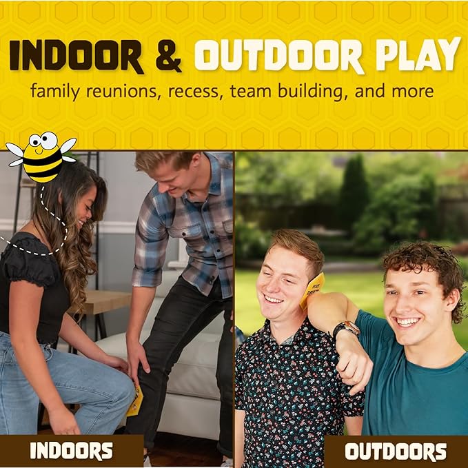 Squirrel Products Funny Hunny, The Zany Physical Challenge Party Game for Adults or Kids, Stretch & Twist Your Body to Collect Cards and Win