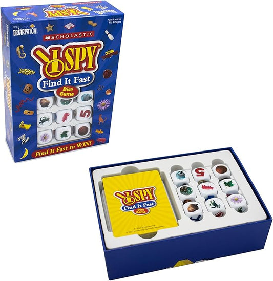 Briarpatch I SPY Find It Fast Game - an Immersive I Spy Adventure for Ages 6+ | Fast-Paced Dice Action, Brain Teasers, Hand-Eye Coordination, and Literacy Skill Building