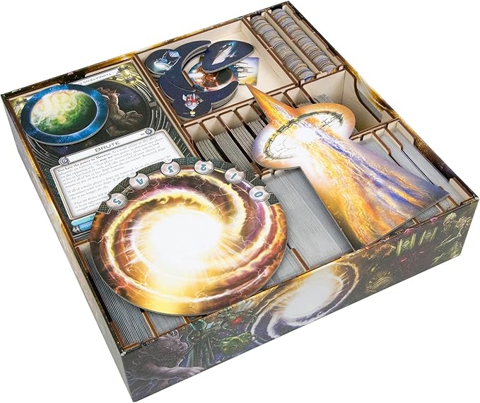 The Broken Token Board Game Organizer - Cosmic Encounter Compatible Collector's Edition Game Crate & Storage Box with Multiple Trays