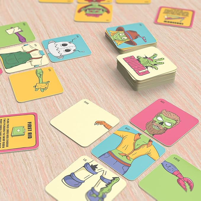 ZOMBILY Family Card Game, Zombie Building Party Game, Easy to Learn, Fun for Game Night