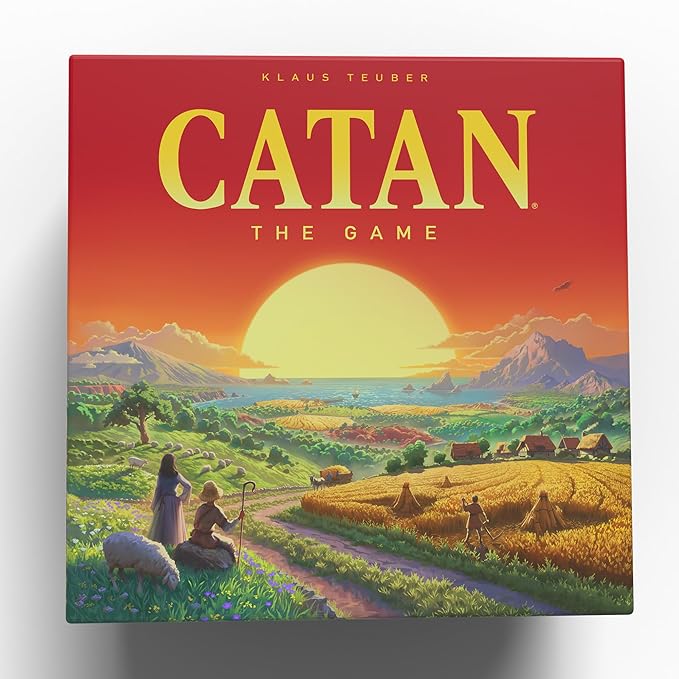 CATAN Board Game (6th Edition) Trade, Build & Settle in The Classic Strategy Game for Family, Kids & Adults, Ages 10+, 3-4 Players, 60-90 Min Playtime, Made by Catan Studio