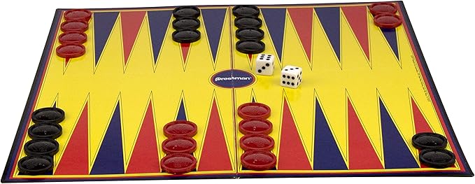 Pressman Backgammon The Classic Game of Chance and Skill That Has Been Fascinating Gamesters for Over 3,000 Years ,5"
