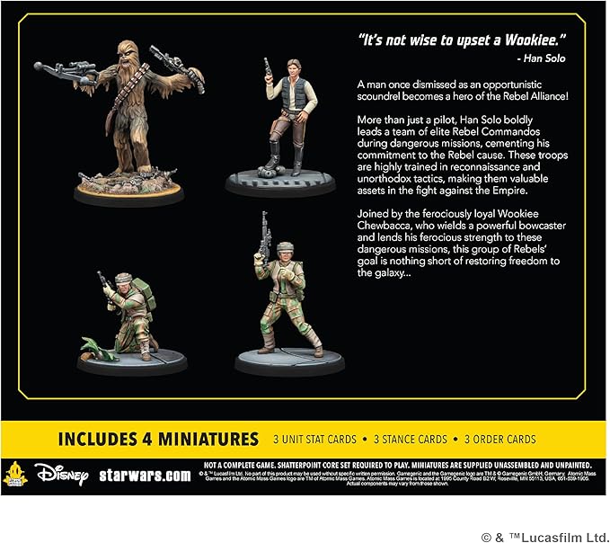 Star Wars Shatterpoint Real Quiet Like Squad Pack - Tabletop Miniatures Game, Strategy Game for Kids and Adults, Ages 14+, 2 Players, 90 Minute Playtime, Made