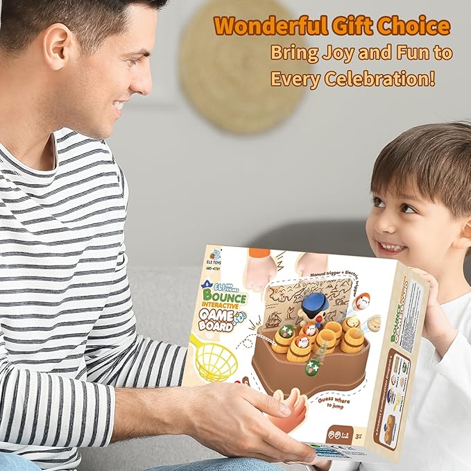 Pirate Bounce and Catch Games for Kids 3-5, Toddler Games for Kids 4-6, Birthday Gifts for 5-7 Boys and Girls, Family Toddler Board Games