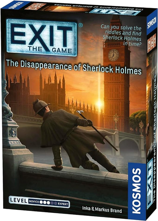 EXIT: The Game - The Disappearance of Sherlock Holmes | Escape Room | Puzzles | Cooperative Games | Mystery Game | London | Kosmos | Family Friendly | 1-4 Players