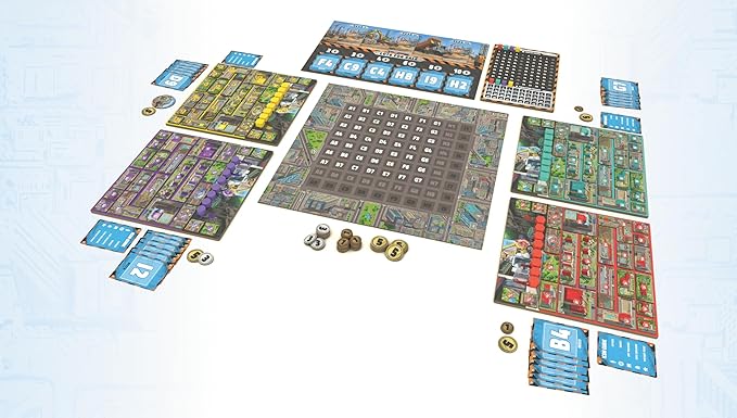 Foundations of Metropolis - Strategy Board Game - for 1 to 4 Players and Ages 14+