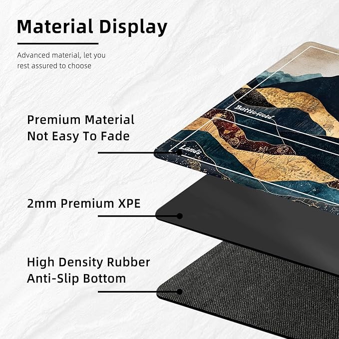 for MTG Playmat with Zones Storage Bag,for TCG Playmat and Playing Card Mat for Magic Board Games, Mountain Sun Non Slip Stitched Edges Game Mat, Rollable Foldable Card Playmats