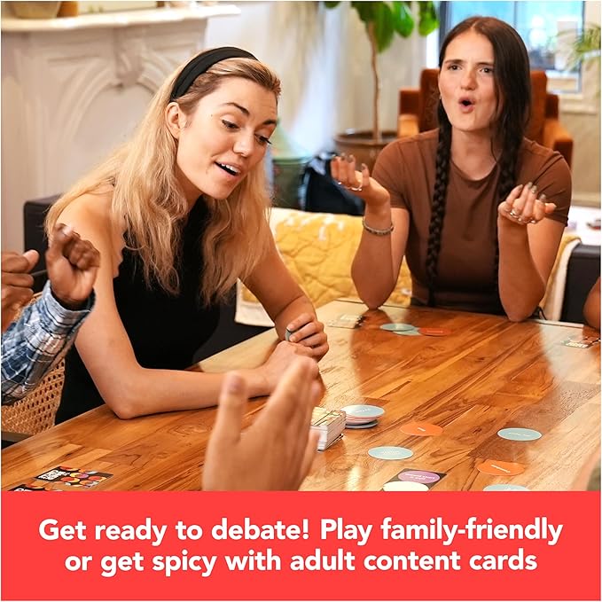 Spin Master Games, The Inner Circle, Find Common Ground with Hilarious Prompts, Party Games for Friendsgiving, Happy Hour, Bachelorette Party, Adults, 3-10 Players, for Ages 18 & Up