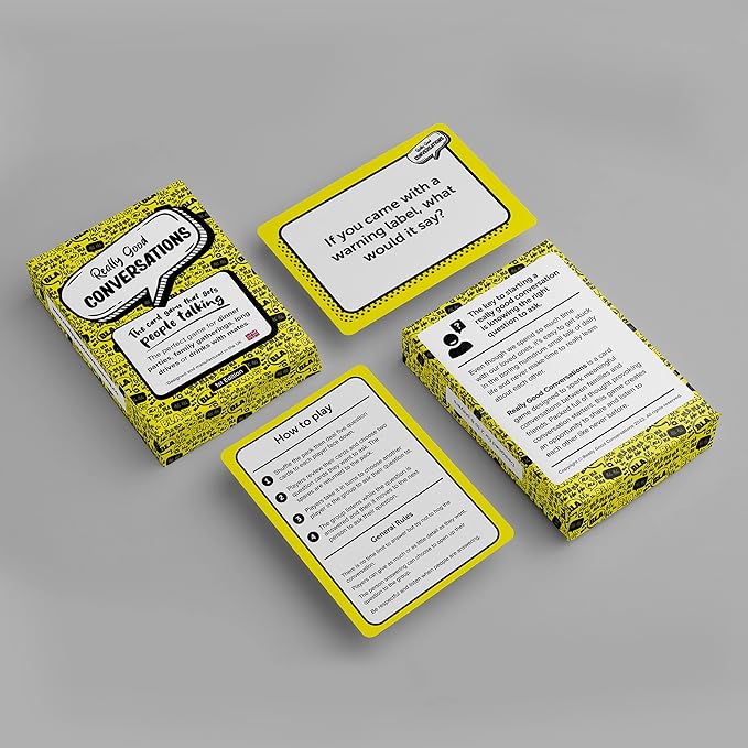 1 - Fun Conversation Starters, Thought Provoking Questions for Family and Friends, Party Games, The Original Conversation Game Out of The UK