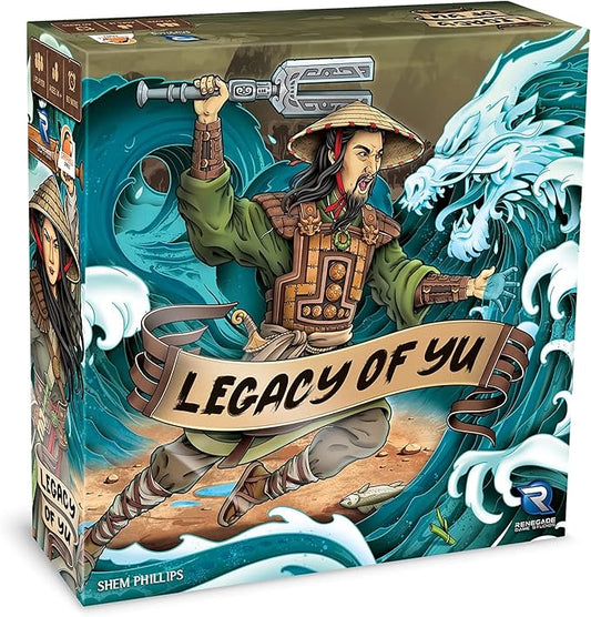 Renegade Game Studios: Legacy of Yu - Solo Campaign Style Board Game, Set in Ancient China, Garphill Games, Renegade, Ages 14+, 1 Player