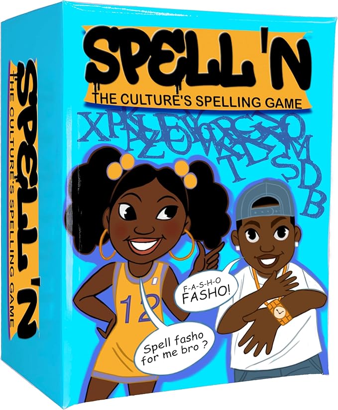 Spell’n Slang Spelling and Trivia Game – Family-Friendly Fun Celebrating Urban Culture and ‘It’s a Black Thing, Trivia Experience for Families Who Love Urban Culture