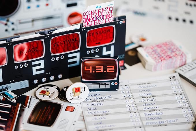 Decrypto | Deduction Party Game | #2 Party Game on BoardGameGeek | Great for Teens and Adults | Ages 12+ | 3 to 8 Players | 15 Minutes