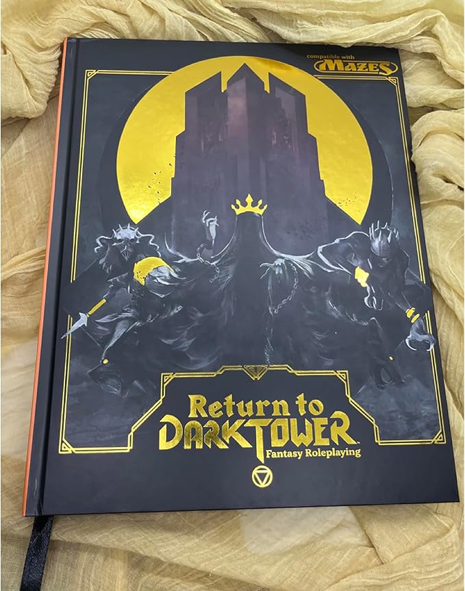 Return to Dark Tower - Fantasy Roleplaying, Hardcover RPG Book, Roleplay in The Four Kingdoms