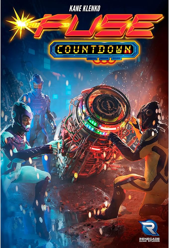 Fuse: Countdown - A Standalone Game Or Expansion for The Original Game, Renegade Game Studios, Cooperative Intense Gameplay, Family Strategy, Ages 14+, 1-5 Players, 10 Min Play Time