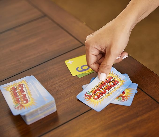 Continuum Games Learning Number Crunch Lightning Fast Math Games for Kids, Practice and Learn Addition, Subtraction, Multiplication & Division with Educational and Fun Math Learning Games for Kids