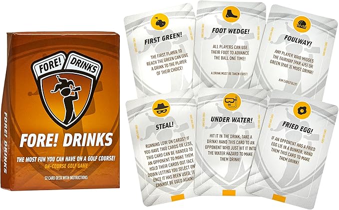 3 Game Bundle – Fun and Strategic On-Course Golf Games for Groups – Games for Every Type of Golfer – Gift for Men and Women – Interactive On-Course Golf Card Games