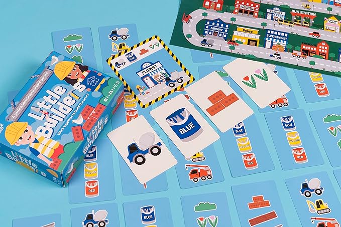 Professor PUZZLE Little Builders Game - Work Together to Build The Town!