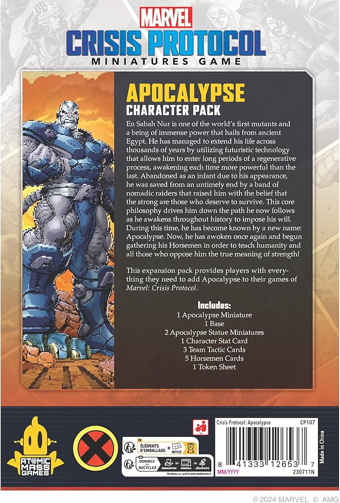 Marvel: Crisis Protocol Apocalypse Character Pack - Servants of The Apocalypse Affiliation! Tabletop Superhero Game, Ages 14+, 2 Players, 90 Minute Playtime, Made
