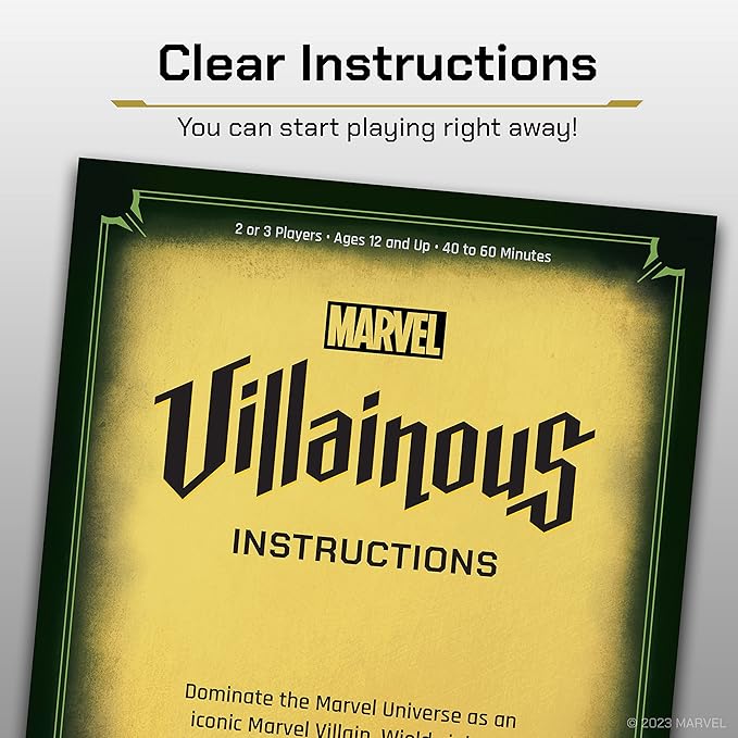 Ravensburger Marvel Villainous: Twisted Ambitions - Engaging Strategy Board Game | Perfect for Marvel Fans & Families | Compatibility with Other Marvel Villainous Games | High Replay Value
