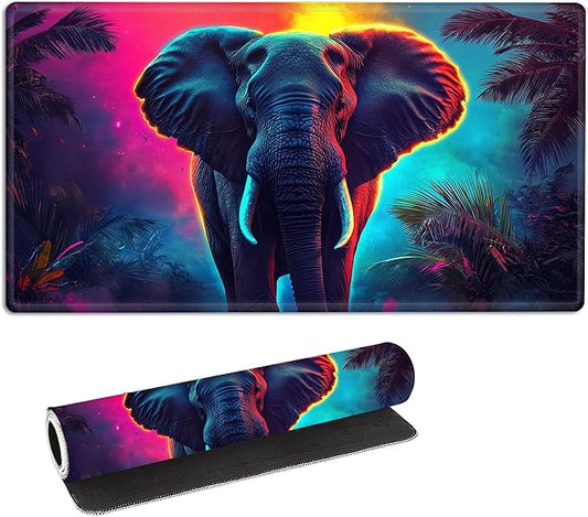 for MTG Playmat with Storage Bag, for TCG Playmat and Playing Card Mat for Magic Board Games, Non-Slip Elephant Mat Desk Mat, Stitched Edges Game Mat, Rollable & Foldable Card Playmat