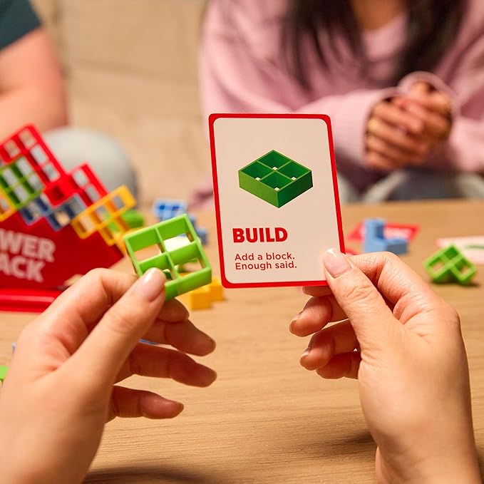 WHAT DO YOU MEME? Tower Stack - Head to Head Stacking Game by Relatable, Games for Kids 8+, Board Games for Family Night