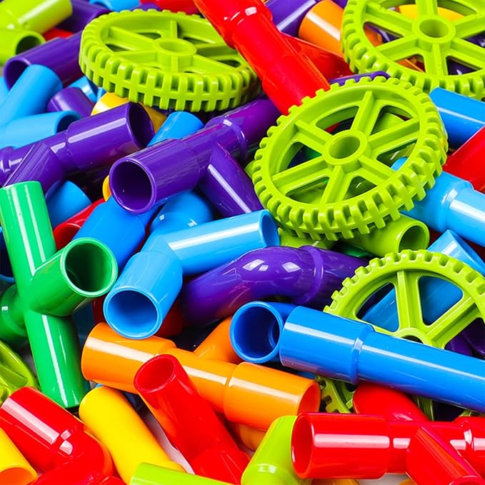 EP EXERCISE N PLAY 250PCS Toy Building Set for Kids Ages 3 4 5 | STEM Learning | Durable Plastic Blocks | Interactive Educational Toy for Toddlers Boys Girls