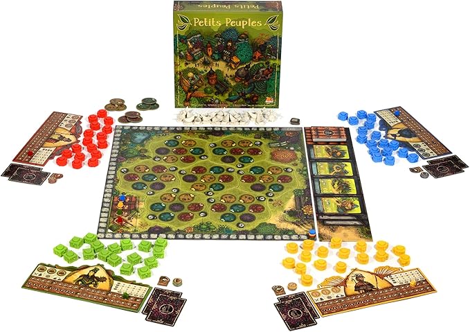 Garden Nation - War and Building Board Game,, Ages 10+, 2-4 Players, 60 Min