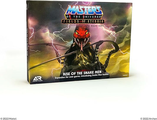 Masters of The Universe Rise of The Snakemen Expansion Set for Fields of Eternia Board Game, for 1-6 Players, Ages 14+