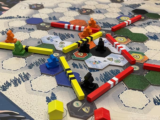 Alpenglow: The Ski Resort Board Game | Fun Strategy Game for Adults and Teens | 2-5 Players | Includes Apres Ski Expansion