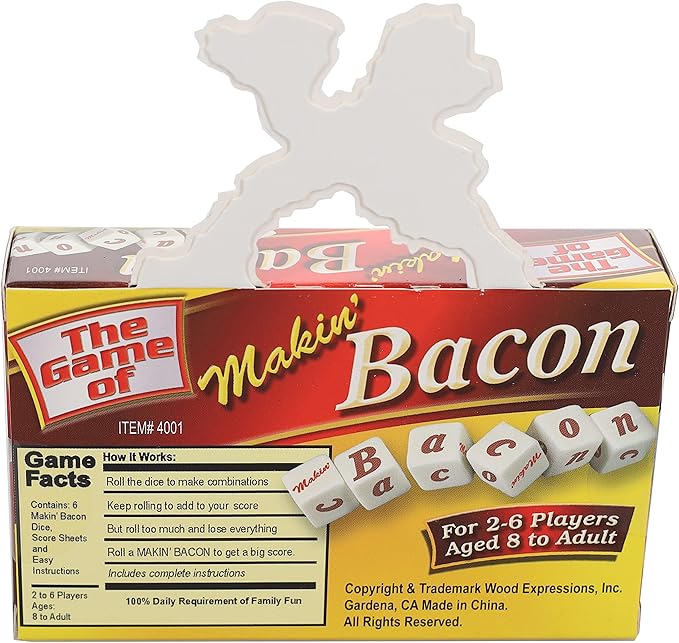 TDC Games Makin’ Bacon Dice Game