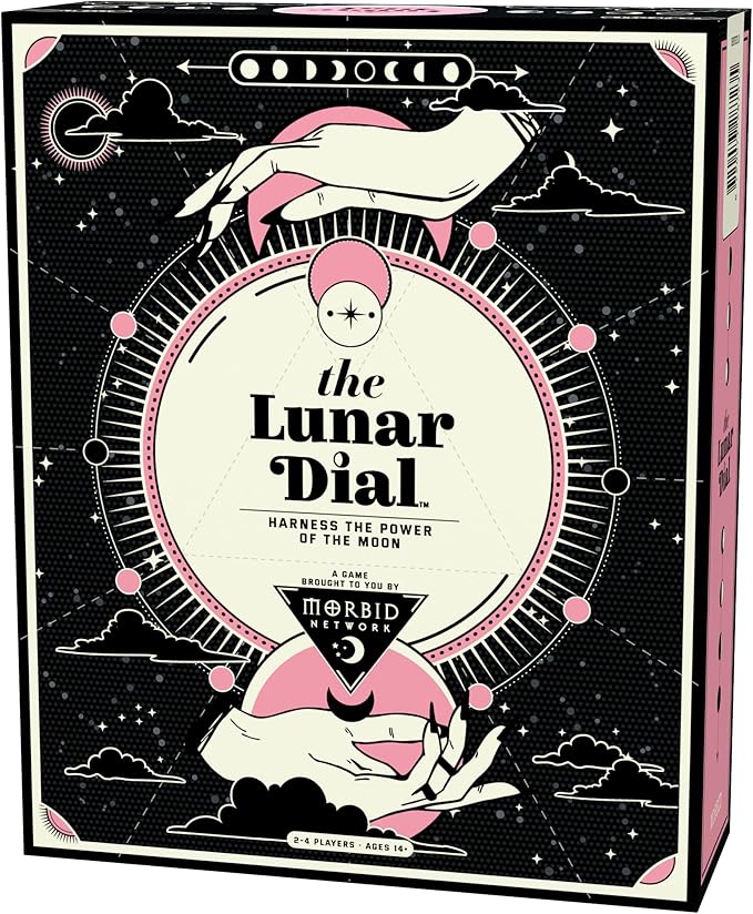 Morbid The Lunar Dial Game - Alter The Phases of The Moon Strategy Game Based on True Crime Podcast Morbid, 2-4 Players, Age 14 and Up