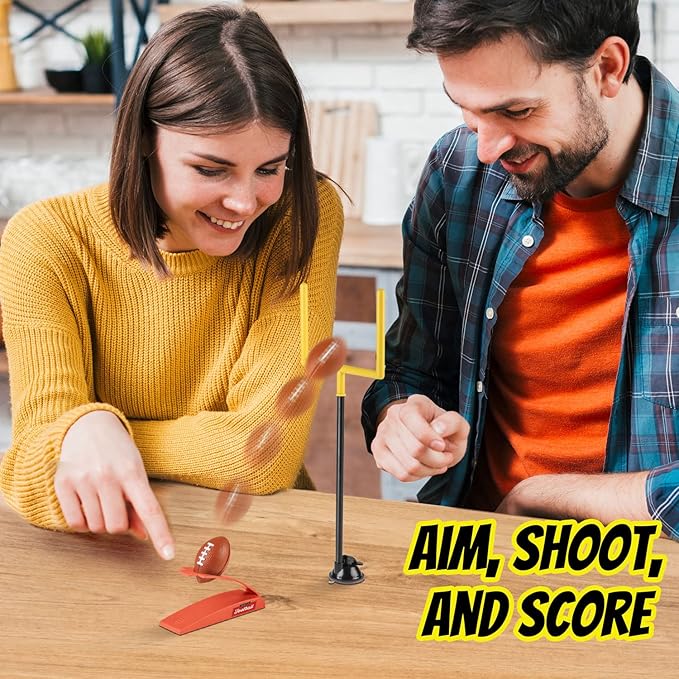 Desktop Games Mini Football Games For Kids - Desk Toys For Office For Adults. Mini Footballs Party Favors Desk Games Challenge a friend or Play solo. Football Party Football Game. No Batteries Needed