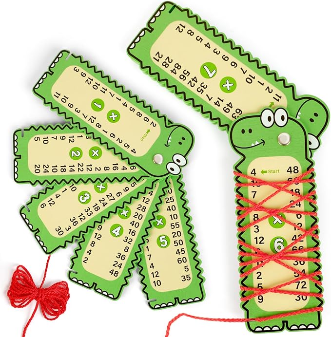 Multiplication Game for Kids 1st-3rd Grade, Math Manipulatives & Supplies, Homeschool & Classroom Must-Haves