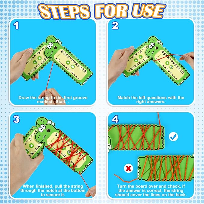 Multiplication Game for Kids 1st-3rd Grade, Math Manipulatives & Supplies, Homeschool & Classroom Must-Haves