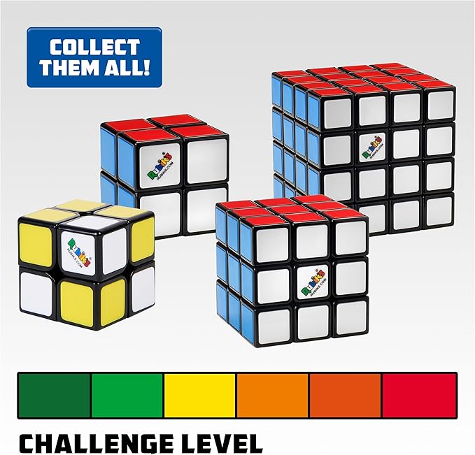 Rubik's Roll, 5-in-1 Dice Games Pack & Go Travel Size Multiplayer Colorful Road Trip Board Game, for Kids & Adults Ages 7 and up