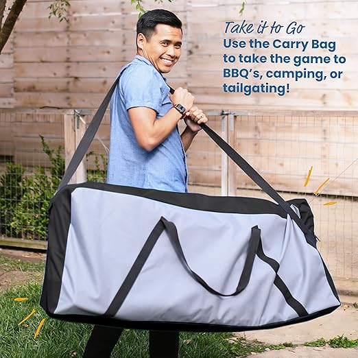 ECR4Kids Jumbo 4-To-Score with Mesh Net and Carry Bag, Giant Game, Assorted