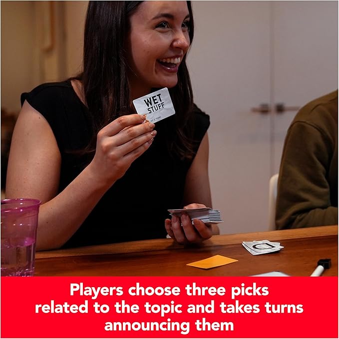 Spin Master Games, Draft’d, Competitive Drafting Party Game with Hilarious Prompts for College Nights, Football Watch Parties, Happy Hour Activity, for Teens & Adults, 3-5 Players, for Ages 14 & Up