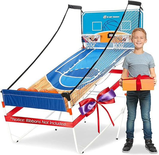 Arcade Basketball Game, Basketball Gifts for Boys Girls Kids Children, Youth & Teens | 16-in-1 Games, Birthday Christmas Party, Blue, EIR047332023