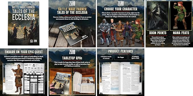 Battle Mage Farmer: Tales of The Ecclesia, a D&D 5e Compatible LitRPG Fantasy Adventure