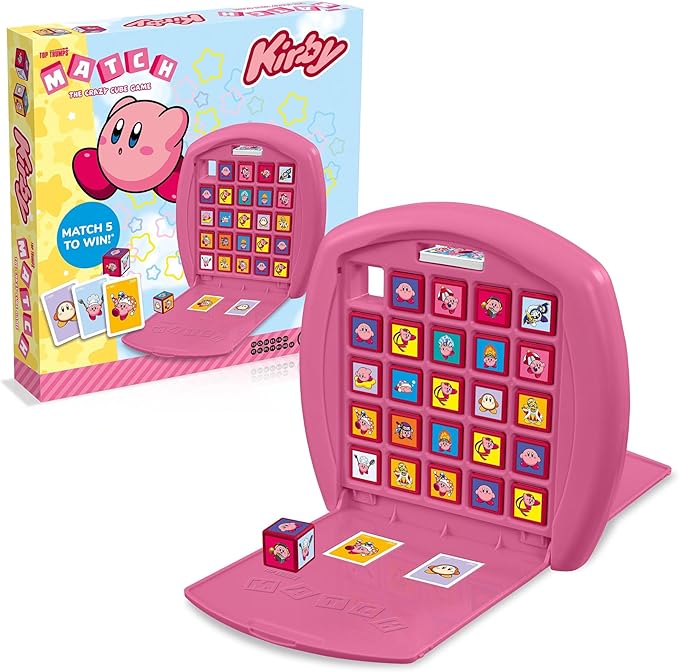 Top Trumps WM03011-ML1-6 Kirby Match Board Game, Pink