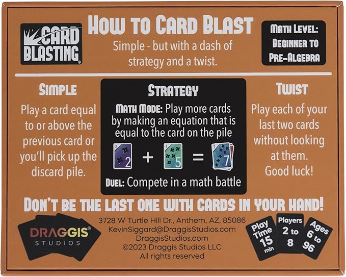 Card Blasting Number Ninja Math Games for Kids 6-8 | Learning & Education Toys | Multiplication Game | Smart Game | Learning Game |Math Games for Kids 8-12